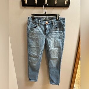 American Eagle Outfitters Women's Sky Blue Skinny Jeans